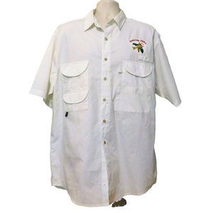 Sebring 2004 Shirt XL Ivory Hilton Corporate Casuals Short Sleeve Pockets